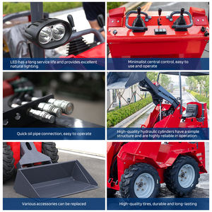 GZD pemuat Mini kompak 4x4 pemuat elektrik Diesel 4wd - Product Image 5