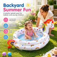 Piscine gonflable épaissie, piscine de jeu pour enfants et bébés à usage domestique