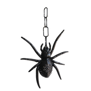 Moxin MX-J1037 Halloween Party Plastic <strong>Spider</strong> LED Glowing Toy Black and White 26*17*4cm - Product Image 1