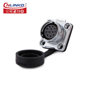 Cnlinko Không Thấm Nước Điện Kim Loại Nhanh Coupler M20 12 Pin Cắm Ổ Cắm Cho LED, Thiết Bị Sân Vườn, Chiếu Sáng Sân Khấu - Product Image 2