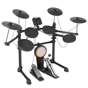 Điện Trống Set Với Yên Tĩnh Lưới Miếng Đệm, 10 "Dual Zone Snare, Bluetooth, 440 + Âm Thanh Xác Thực, Drumeo, USB <span class=keywords><strong>MIDI</strong></span>, Đá Đạp - Product Image 2