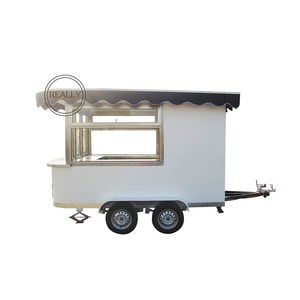 รถเข็นขายอาหาร Taco รถขายกาแฟเคลื่อนที่ได้รถเข็นขายไอศกรีมรถบรรทุกขนมขบเคี้ยวผลไม้ - Product Image 5