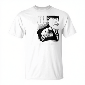 T-shirt blanc unisexe promotionnel Agent Of Change Pointing - Product Image 2