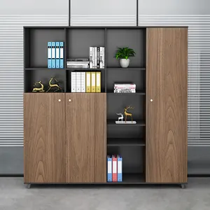 Armário de arquivo de madeira moderno WJG-06 arquivadores, móveis de escritório, armário de arquivo de escritório