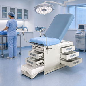 Mesa de Exploración Ginecológica Innovadora con Ajuste Horizontal y Fácil Operación para Consultorio Médico - Product Image 1