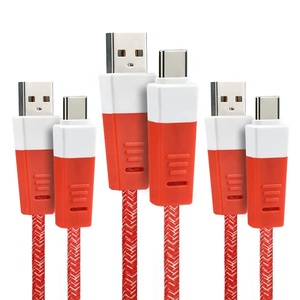 1M blanco y rojo Color mixto USB tipo <span class=keywords><strong>C</strong></span> <span class=keywords><strong>A</strong></span> USB tipo un USB2.0 teléfono móvil Cable de Fecha - Product Image 5