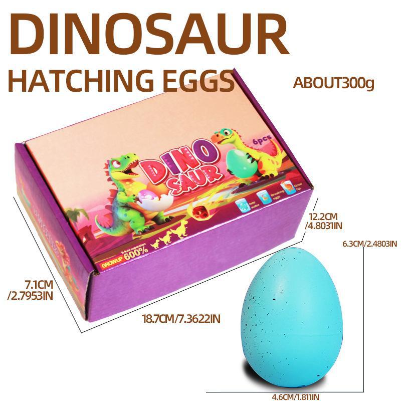 Dinosaur yuhua hatching egg-6 egg english package