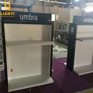 Tienda de muebles y electrodomésticos Interior Productos de decoración funcional para el hogar Soporte de exhibición Diseño al por menor Madera + Metal de moda - Product Image 4