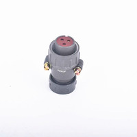 Conector Circular con Brida Cuadrada P20J6A P20K6A, Conector Macho y Hembra P20K6AQ P20J6AQ