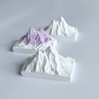 Diffuseur d'arômes passif en poudre de plâtre personnalisé en forme de montagne, de luxe, écologique, couleur sur mesure, pour la maison et la voiture