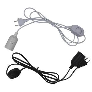 Câble d'alimentation E27 pour lampes, cordon de 1.8m avec bouton et douille pour <span class=keywords><strong>ampoule</strong></span> bulbe LED, système d'éclairage suspendu - Product Image 6