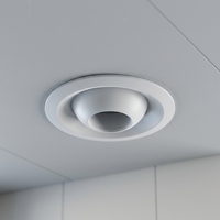 Diffuseur d'air à buse sphérique réglable en plastique ABS pour la ventilation moderne, sortie de ventilation HVAC