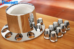 Nouveau cache-<span class=keywords><strong>roue</strong></span> d'essieu arrière <span class=keywords><strong>de</strong></span> camion en plastique ABS chromé amovible rond, écrou <span class=keywords><strong>de</strong></span> <span class=keywords><strong>roue</strong></span>, robuste - Product Image 2