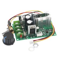 Contrôleur de vitesse de moteur DC 12V/24V/36V/48V, module d'entraînement PWM haute puissance, régulateur de courant 20A avec marche avant/arrière