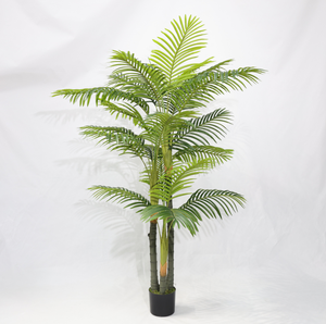 Arbre artificiel en plastique de grande taille, démontable, style palme verte, pour décoration intérieure, plante verte en pot, directement de l'usine - Product Image 5