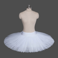 Nouvelle Robe de Ballet Professionnelle pour Femme, Jupe de Danse Noire, Blanche et Rouge, Sous-vêtements de Danse, Jupe Tutu de Ballet