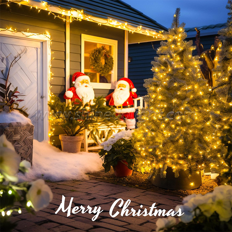 Shinedo Outdoor Holiday Light Waterproof 8 Modes Multicolor Christmas String Lights - Product Detail