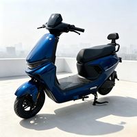Moto électrique de rue 1200W 72V pour adultes, avec frein à disque, cadre en aluminium, vitesses personnalisables, 40-60 km/h, couple élevé