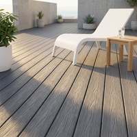 Großhandel Mehrfarbiger WPC Außenbodenbelag Wasserdichter Co-Extrusions-Holzverbund-Terrassenbelag für Garten, Terrasse und Schwimmbad
