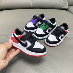 Chaussures pour <span class=keywords><strong>enfants</strong></span> Printemps Automne 2025 Nouvelles chaussures basses respirantes antidérapantes à fermeture auto-agrippante Baskets décontractées pour garçons - Product Image 1