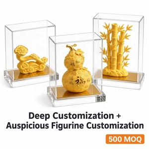 Amuleti Protettivi Personalizzati di Lusso per la Casa, in Velluto Sabbiato <span class=keywords><strong>Oro</strong></span> Puro Mille Grani, Stile Tradizionale e Moderno Personalizzabile - Product Image 1