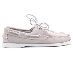 Chaussures plates en daim gris à <span class=keywords><strong>plateforme</strong></span>, style <span class=keywords><strong>mocassin</strong></span>, confortables, à lacets, pour <span class=keywords><strong>homme</strong></span>, femme et enfant, printemps - Product Image 5