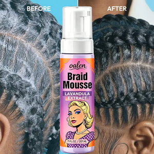 <span class=keywords><strong>Mousse</strong></span> Coiffante Hydratante Luxfume à Base de Plantes pour Tresses – Anti-Frisottis, Brillance et Fixation Forte, Séchage Rapide - Product Image 2