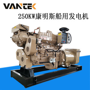 Grupo Electrógeno Diésel Jiangsu Wantai de 250kW CCFJ250WTP con Enfriamiento por Agua, 50Hz, para Uso Marino - Product Image 2