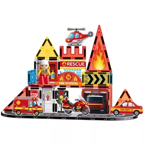 Juguetes Educativos <span class=keywords><strong>de</strong></span> Rol para Niños, Juguetes <span class=keywords><strong>de</strong></span> Estación <span class=keywords><strong>de</strong></span> <span class=keywords><strong>Bomberos</strong></span>, Juguetes Magnéticos, Sets <span class=keywords><strong>de</strong></span> Bloques <span class=keywords><strong>de</strong></span> Construcción para Niños y Niñas - Product Image 1