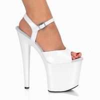 Sandales à plateforme pour femmes, chaussures à talons fins de 20cm, sexy, mature, discothèque, tempérament fétiche, Peep Toe
