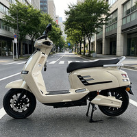 Scooter électrique rétro chinois CKD SKD 12 pouces 1100/1300W 60 km/h, alimenté par batterie, à vendre