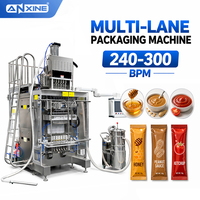 Machine d'emballage automatique pour pâtes à haute viscosité : Ketchup, Moutarde Jaune, Moutarde au Miel, Mayonnaise, Vinaigrettes