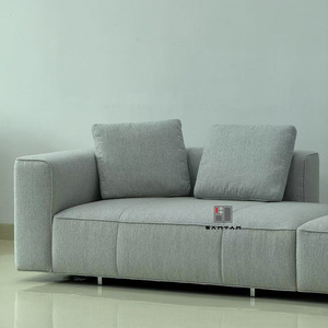 Meubles de salon de style italien minimaliste, nouveau design, tissu de haute qualité SY300, cuir italien Nicoletti SY300 SY300 - Product Image 5