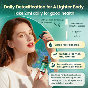 Gouttes de drainage lymphatique OEM sans alcool, <span class=keywords><strong>teinture</strong></span> liquide à base de plantes pour le soutien du système lymphatique, complément détox naturel végétalien - Product Image 5