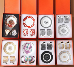 Fashionable Ceramic Bone China Eco-Friendly Coffee Cup and European Afternoon <b>Tea</b> <b>Set</b> 2 Cups 2 Plates Gift Box <b>Set</b> - Product Image 2