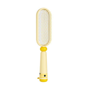 Peigne de massage en forme de coussin de dessin animé, grand peigne antistatique en plastique pour femmes aux cheveux longs et bouclés, usage domestique - Product Image 4