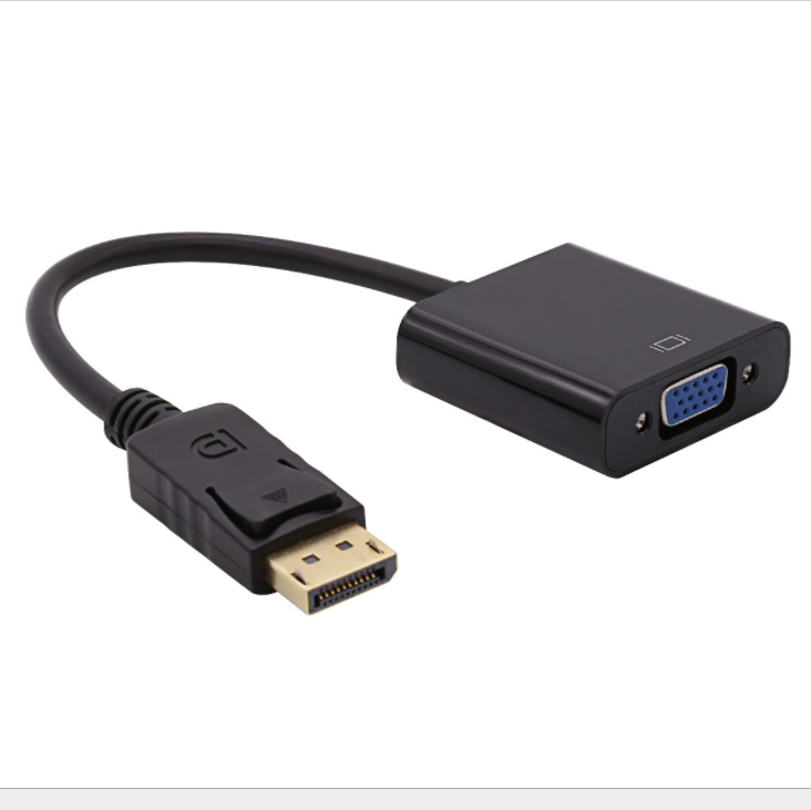 Адаптер Displayport для VGA папа-мама DP-VGA конвертер для проектора ТВ плеер Поддержка 1080P