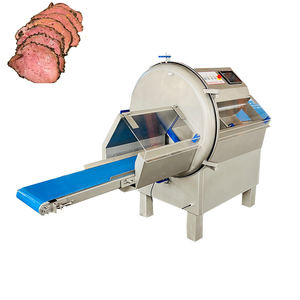 Machine à trancher la viande à double scie horizontale automatique pour poitrine de poulet Machine à découper la viande à usage intensif - Product Image 2