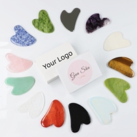 Rouleau de massage pour le visage naturel anti-âge et raffermissant de la peau avec gua sha