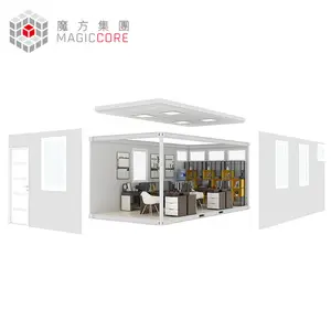 China supplier pre build 20ft container site office container storage pre fabricated container office
