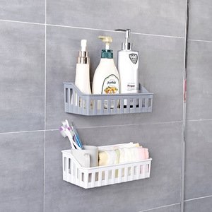 Bathroom Decoration Plastic Shelves Wall Mounted Set for Kitchen and Living Room Multifunction Storage - Product Image 5
