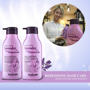 Shampooing et après-<span class=keywords><strong>shampoing</strong></span> clarifiants <span class=keywords><strong>anti</strong></span>-<span class=keywords><strong>jaunissement</strong></span> LUXLISS Private Label Purple Lavender Blonde pour <span class=keywords><strong>cheveux</strong></span> - Product Image 4