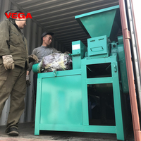 Máquina de Briquetas de Carbón y Charcoal VEGA800 con Motor, Capacidad de 500 kg/h, Control PLC + Pantalla Táctil, Fácil Operación