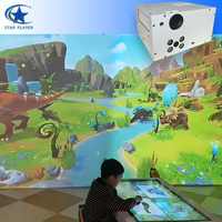 Table de projection de cartographie interactive pour l'école 3D Projection cartographie jeu de mur tactile jeu de peinture interactif pour les enfants