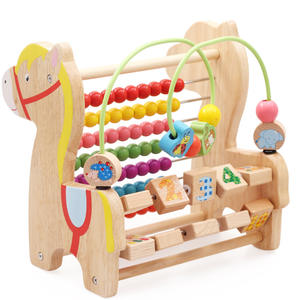 Gran oferta 2024, Ábaco de madera, juguete de matemáticas para la primera infancia, cuentas para contar Montessori Spielzeug Montessori, juguete educativo - Product Image 4