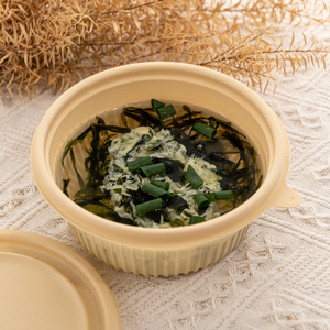 Tinh bột ngô sinh thái thân thiện compostable bao bì thực phẩm <span class=keywords><strong>container</strong></span> phân hủy sinh học dùng một lần ăn trưa hộp - Product Image 5