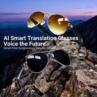 Lunettes intelligentes de traduction IA avec prise en charge multilingue en temps réel pour les appels et la musique