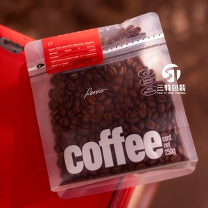 ถุงรีทอร์ทแบบด้านพิมพ์โลโก้ตามสั่ง สำหรับเมล็ดกาแฟ มันฝรั่งทอด หมากฝรั่ง อาหารกระป๋อง พร้อมวาล์วกันความชื้น พิมพ์กราเวียร์บนวัสดุ PE - Product Image 2