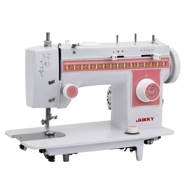 Hot Sale JK 307 Homeuse Industrial Sewing Machine Multi-Function Manual Feed Mechanism Zigzag Stitch Household Including Motor