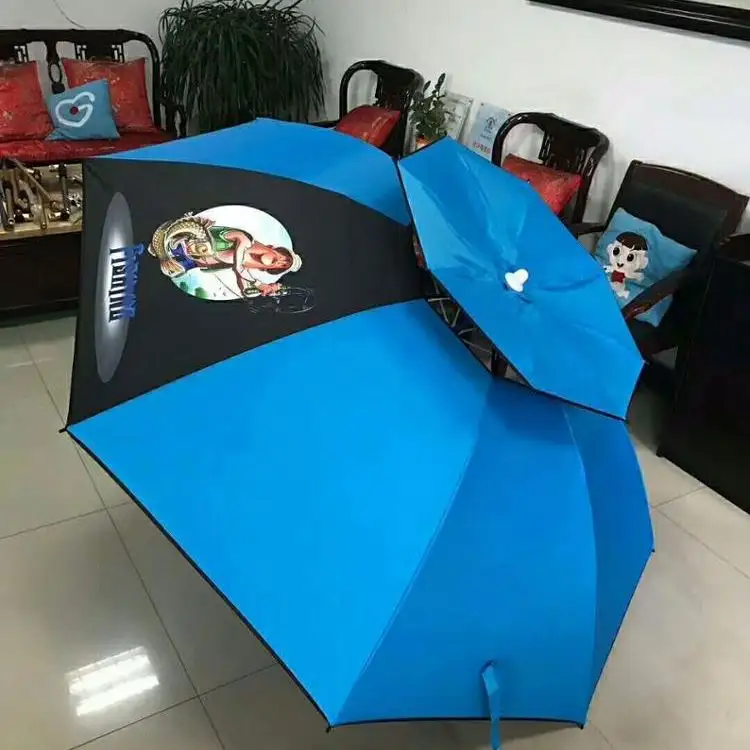 Impreso personalizado pesca al aire libre paraguas jardín sombrilla de playa paraguas sombrilla